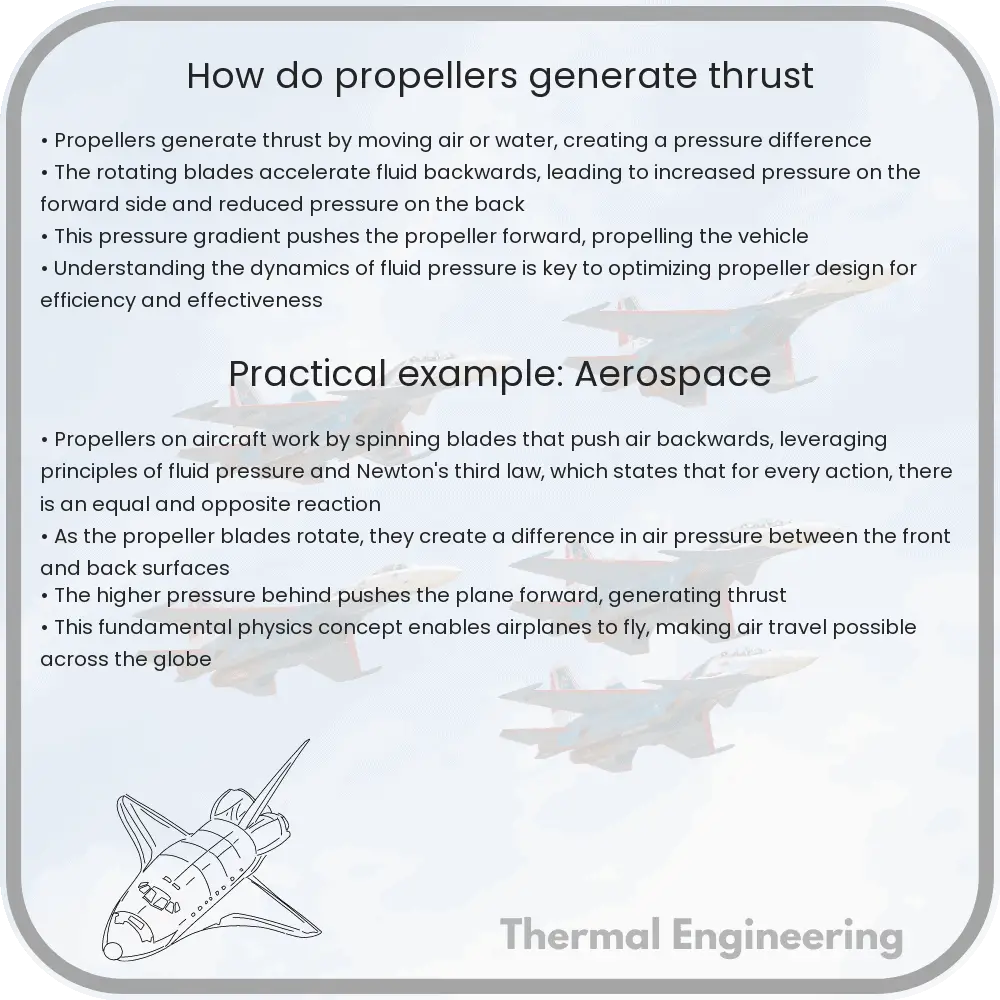 How Do Propellers Generate Thrust?