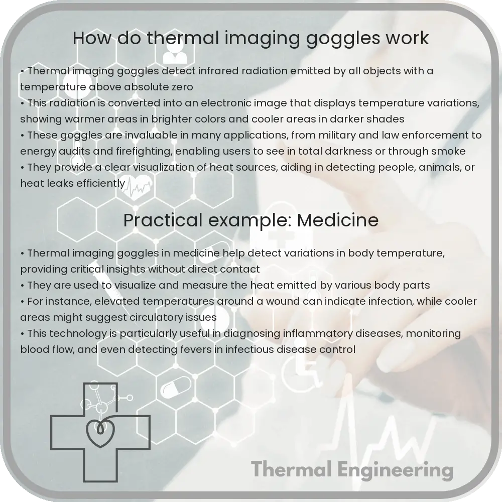 How do thermal imaging goggles work