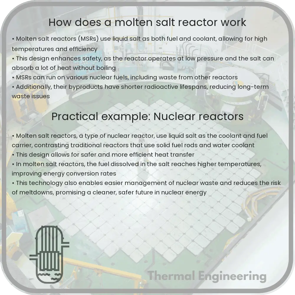 How does a molten salt reactor work