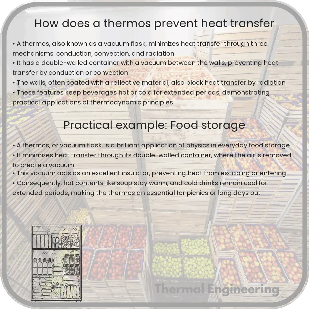 How Does a Thermos Prevent Heat Transfer?