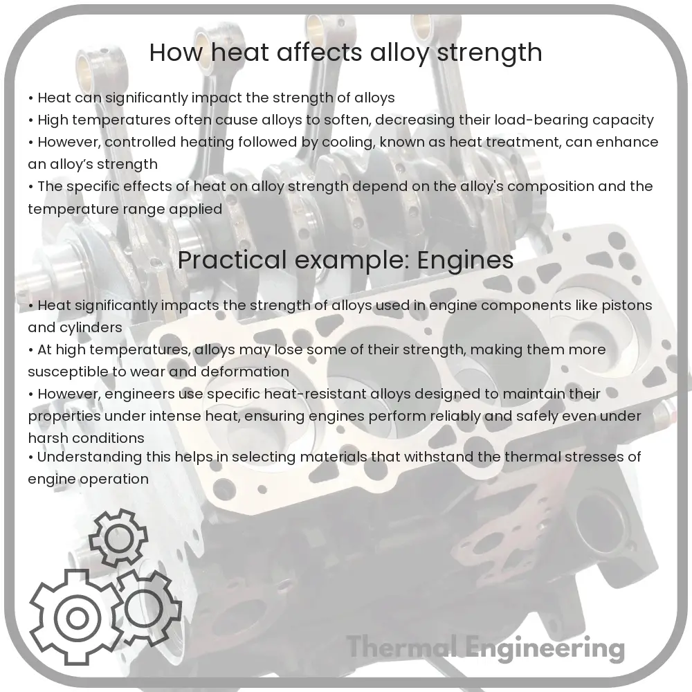 How heat affects alloy strength