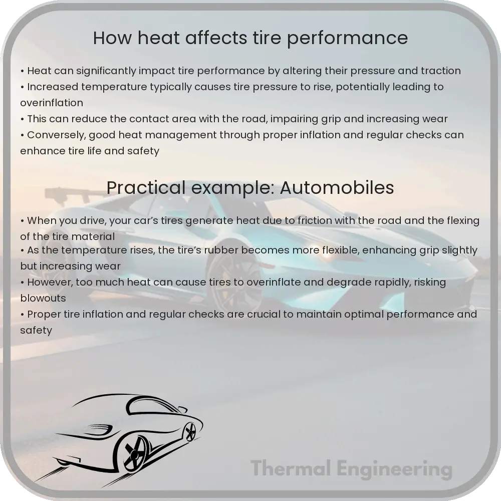 How heat affects tire performance