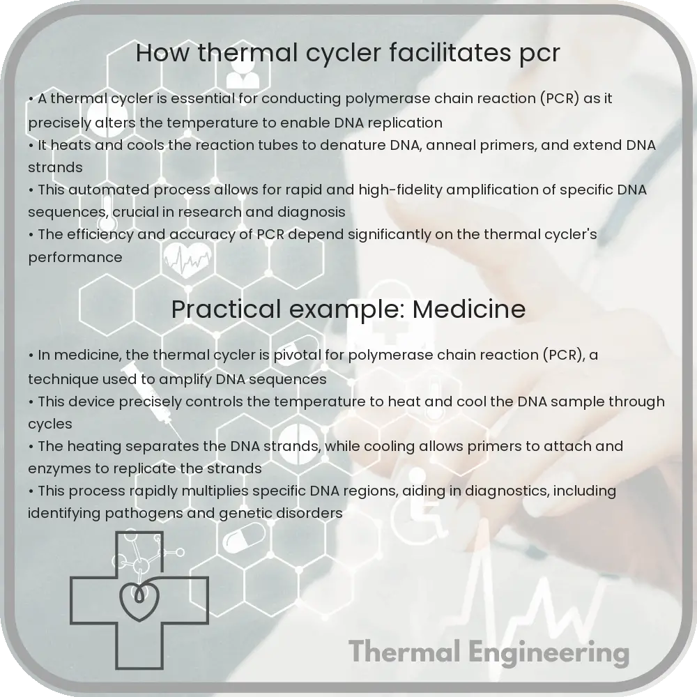 How thermal cycler facilitates PCR