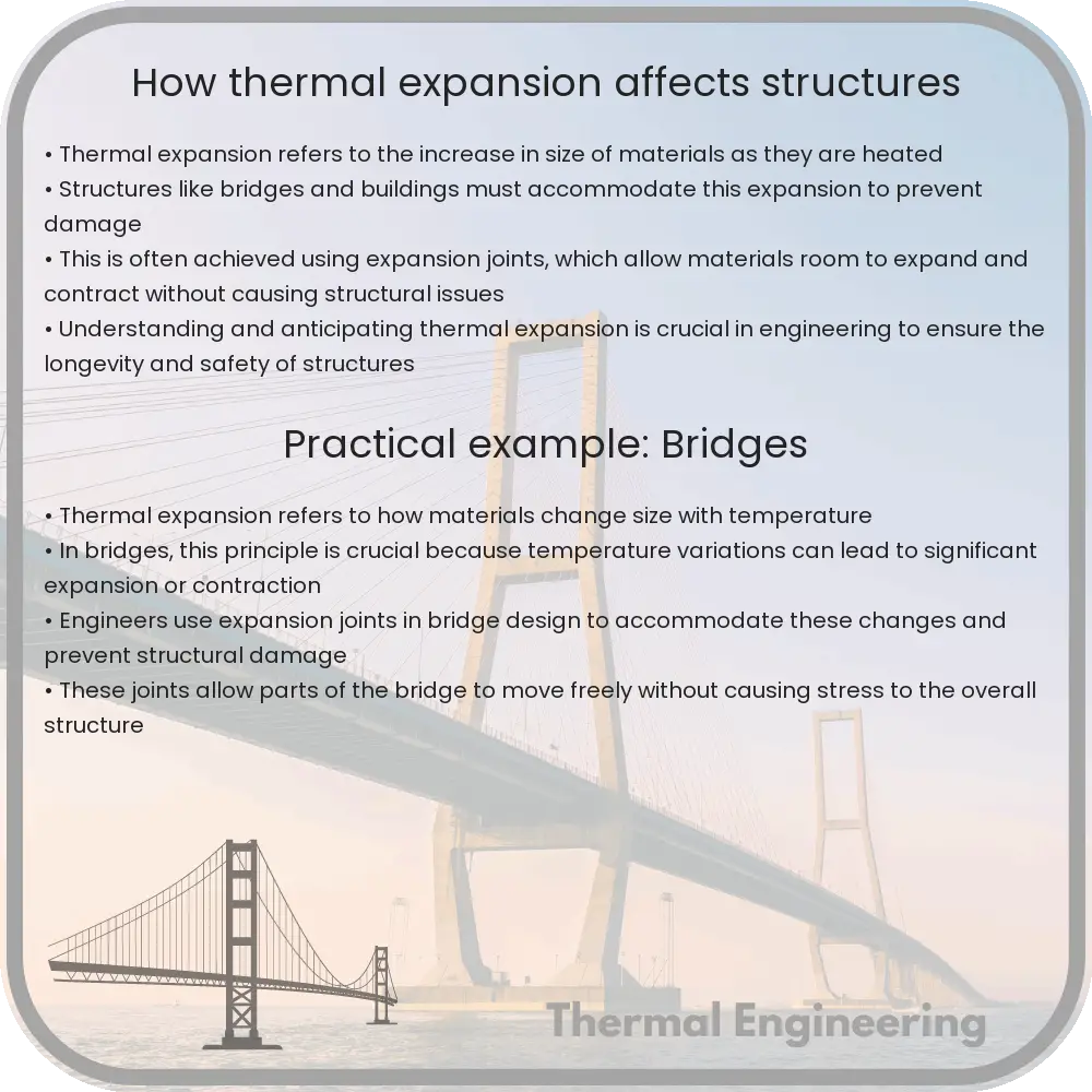 How thermal expansion affects structures