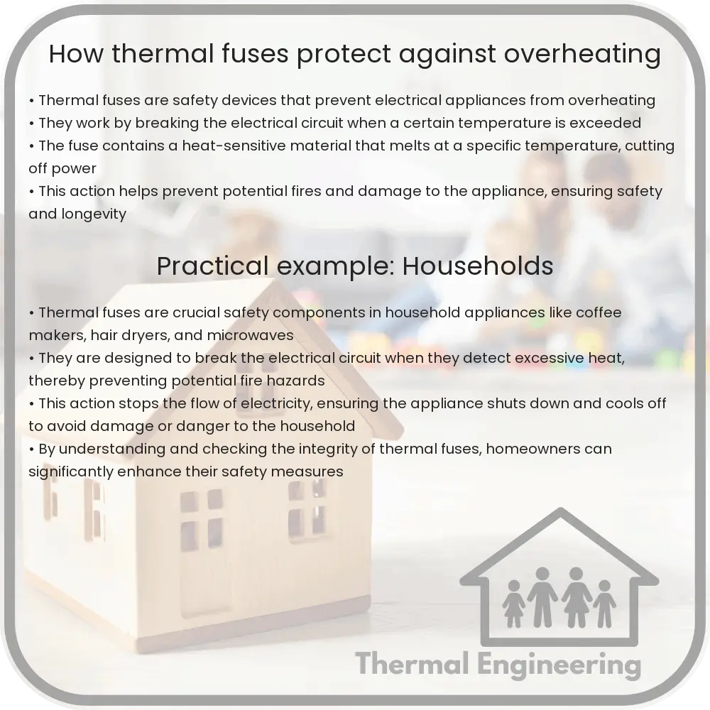 How thermal fuses protect against overheating