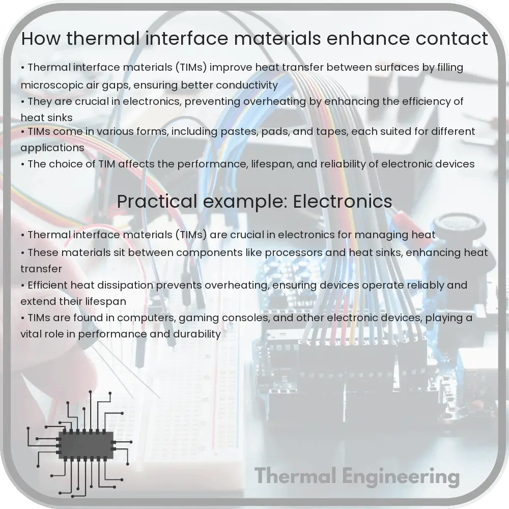 How thermal interface materials enhance contact