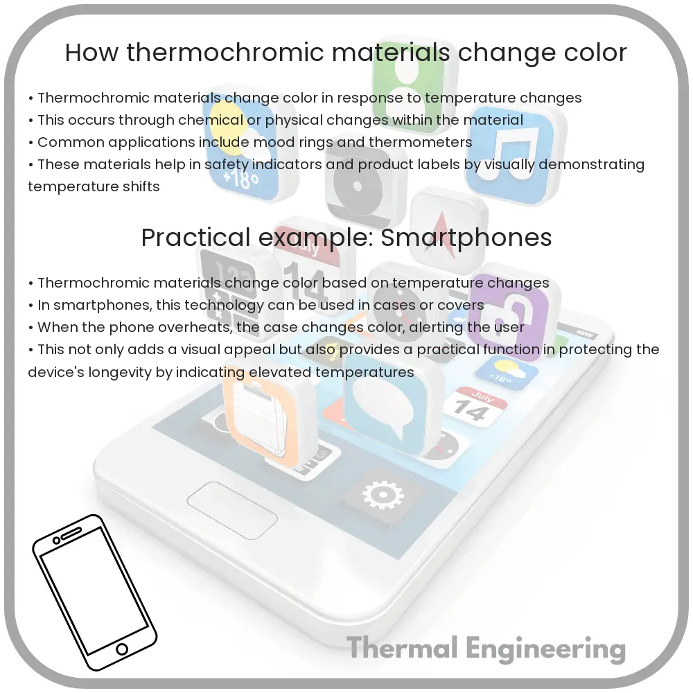 How thermochromic materials change color