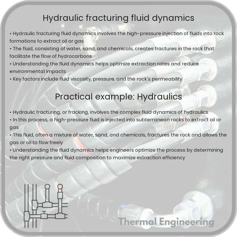 Hydraulic fracturing fluid dynamics