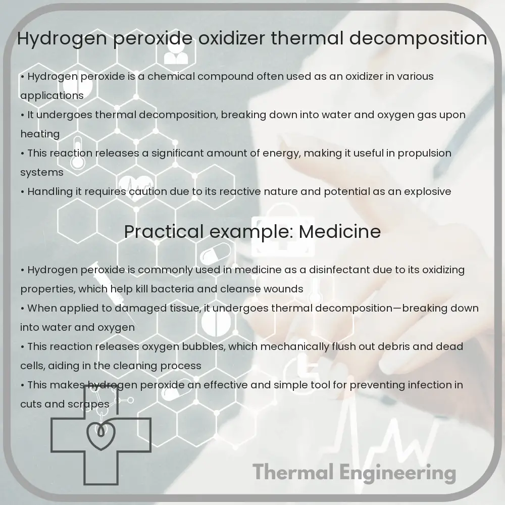 Hydrogen Peroxide | Oxidizer, Thermal Decomposition