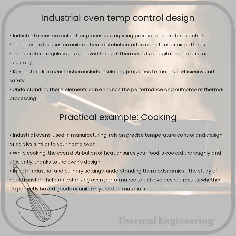 Industrial Oven Temp Control, Design
