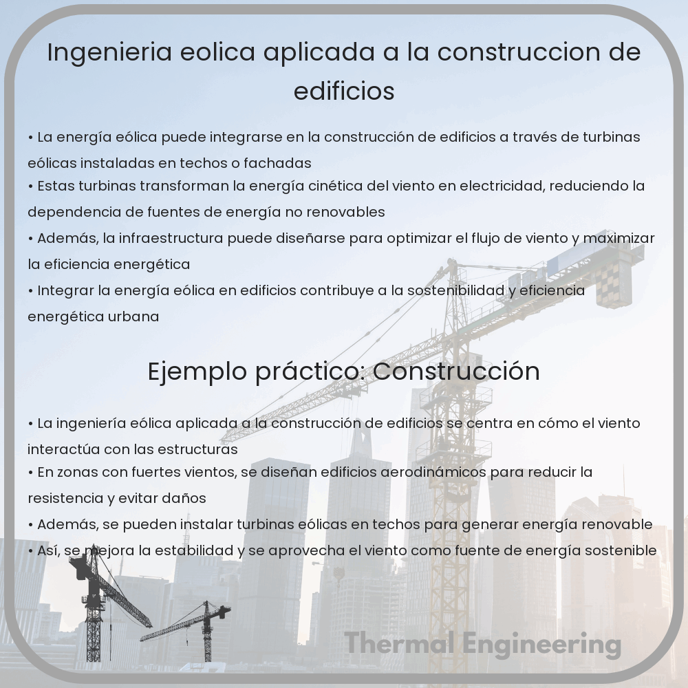 Ingeniería eólica aplicada a la construcción de edificios