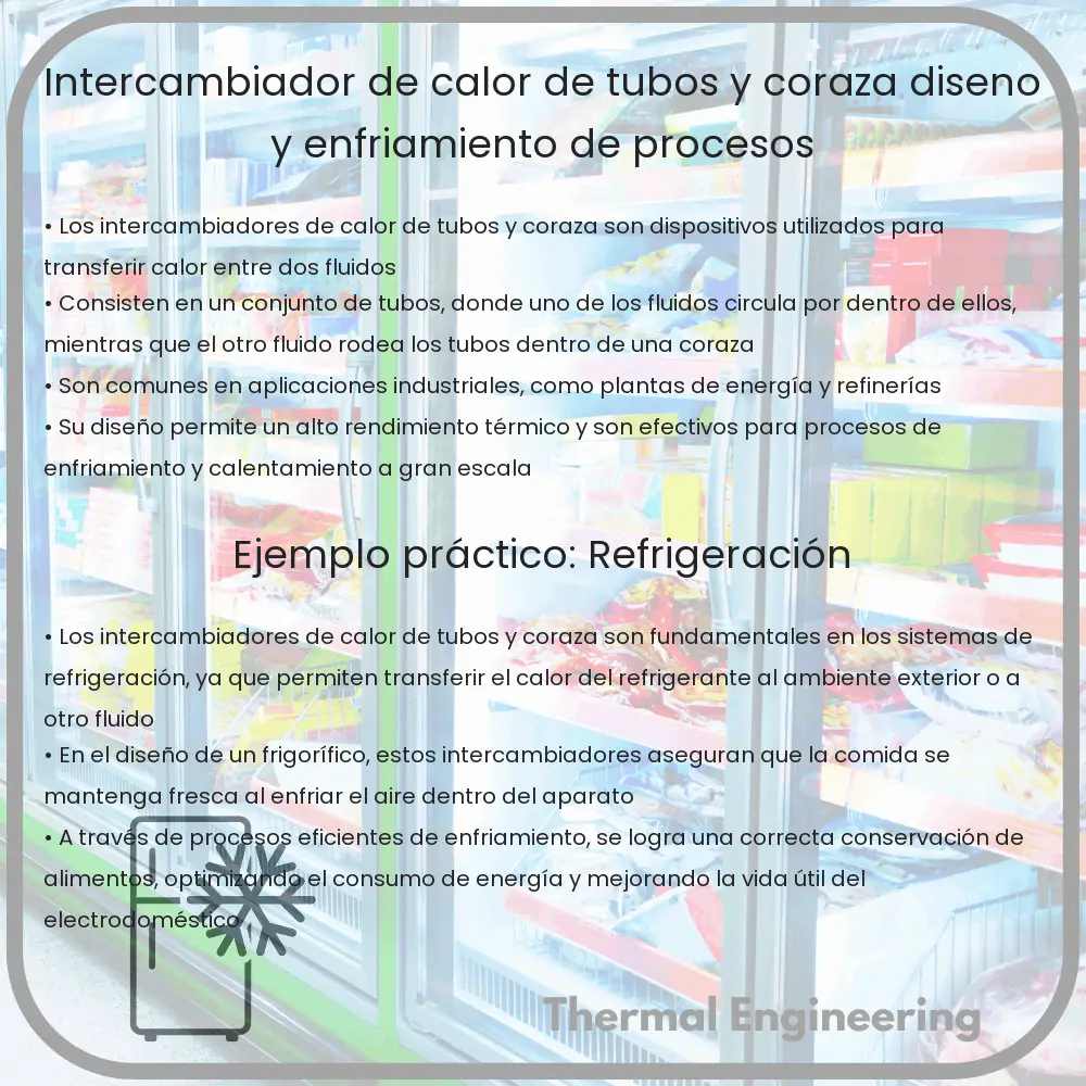 Intercambiador de Calor de Tubos y Coraza | Diseño y Enfriamiento de Procesos