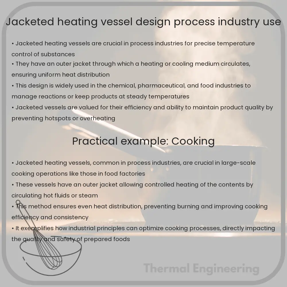 Jacketed Heating Vessel | Design, Process Industry Use