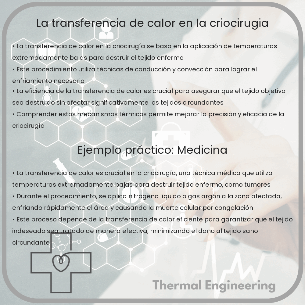 La transferencia de calor en la criocirugía