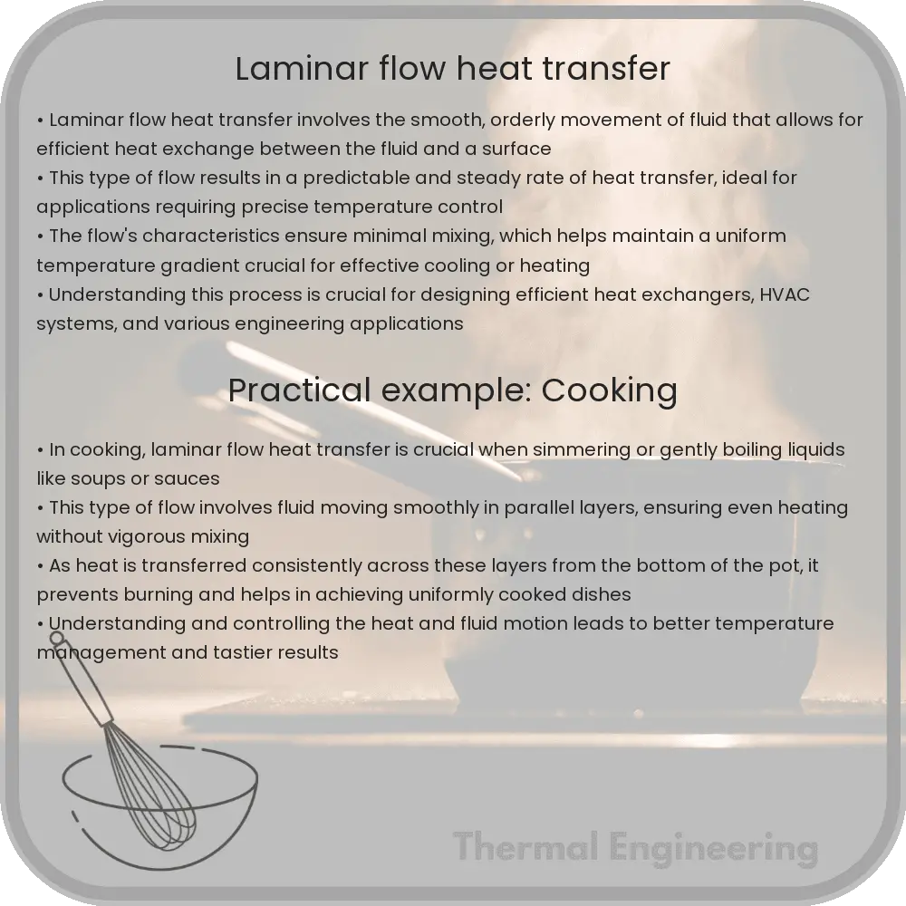 Laminar flow heat transfer