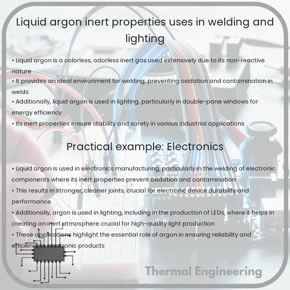 Liquid Argon | Inert Properties, Uses in Welding and Lighting