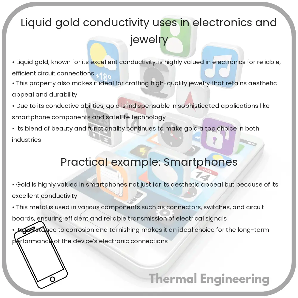 Liquid Gold Conductivity, Uses in Electronics and Jewelry