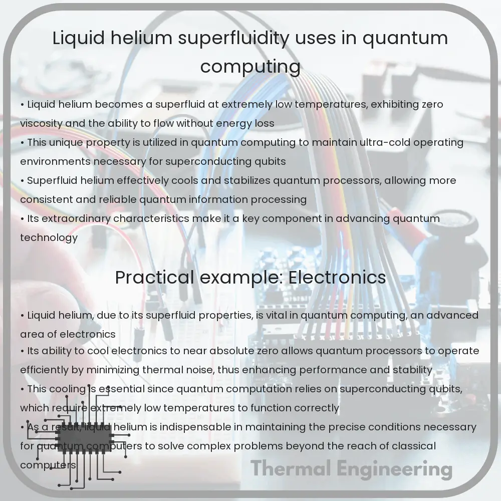 Liquid Helium | Superfluidity, Uses in Quantum Computing