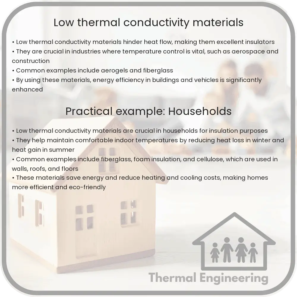 Low thermal conductivity materials