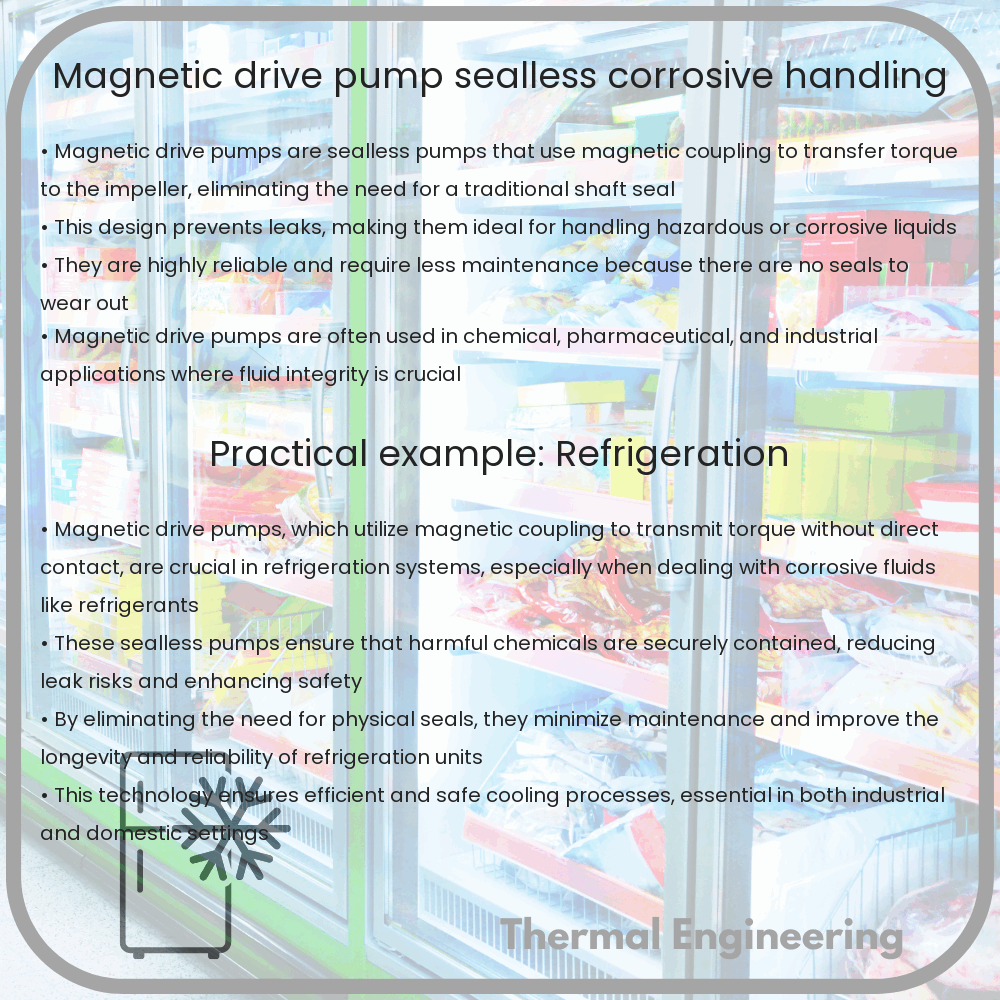 Magnetic Drive Pump | Sealless, Corrosive Handling