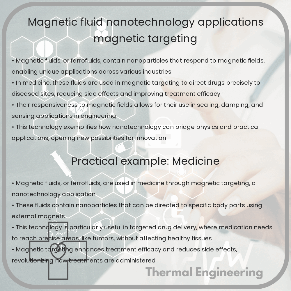 Magnetic Fluid | Nanotechnology Applications, Magnetic Targeting