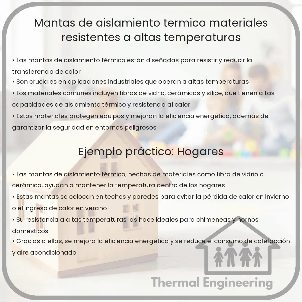 Mantas de Aislamiento Térmico: Materiales Resistentes a Altas Temperaturas