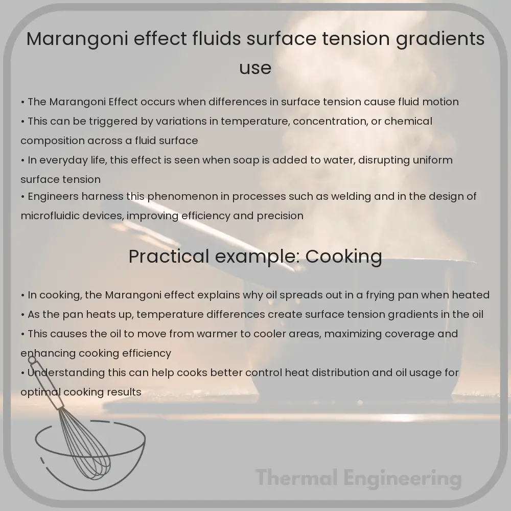 Marangoni Effect Fluids | Surface Tension Gradients & Use