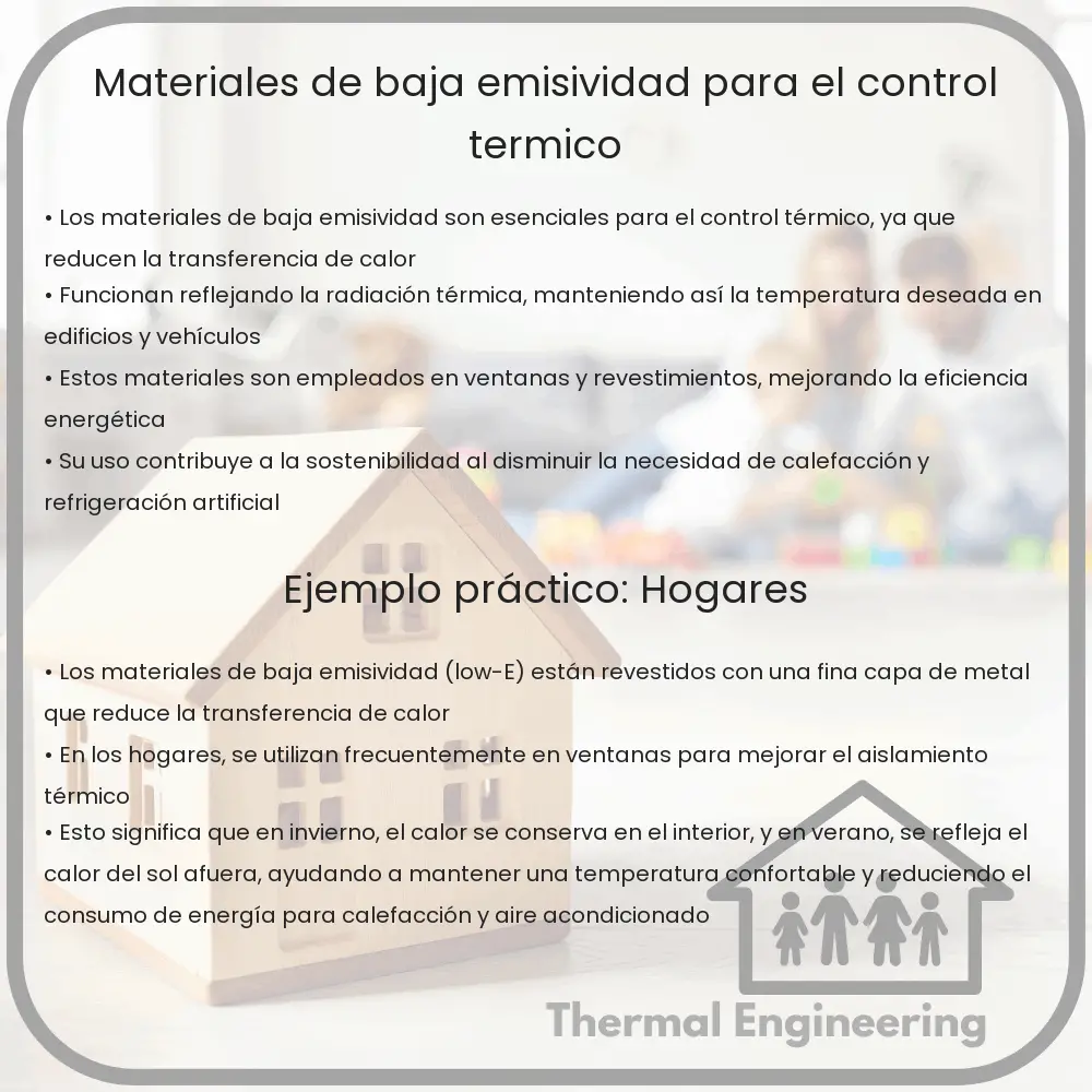 Materiales de baja emisividad para el control térmico