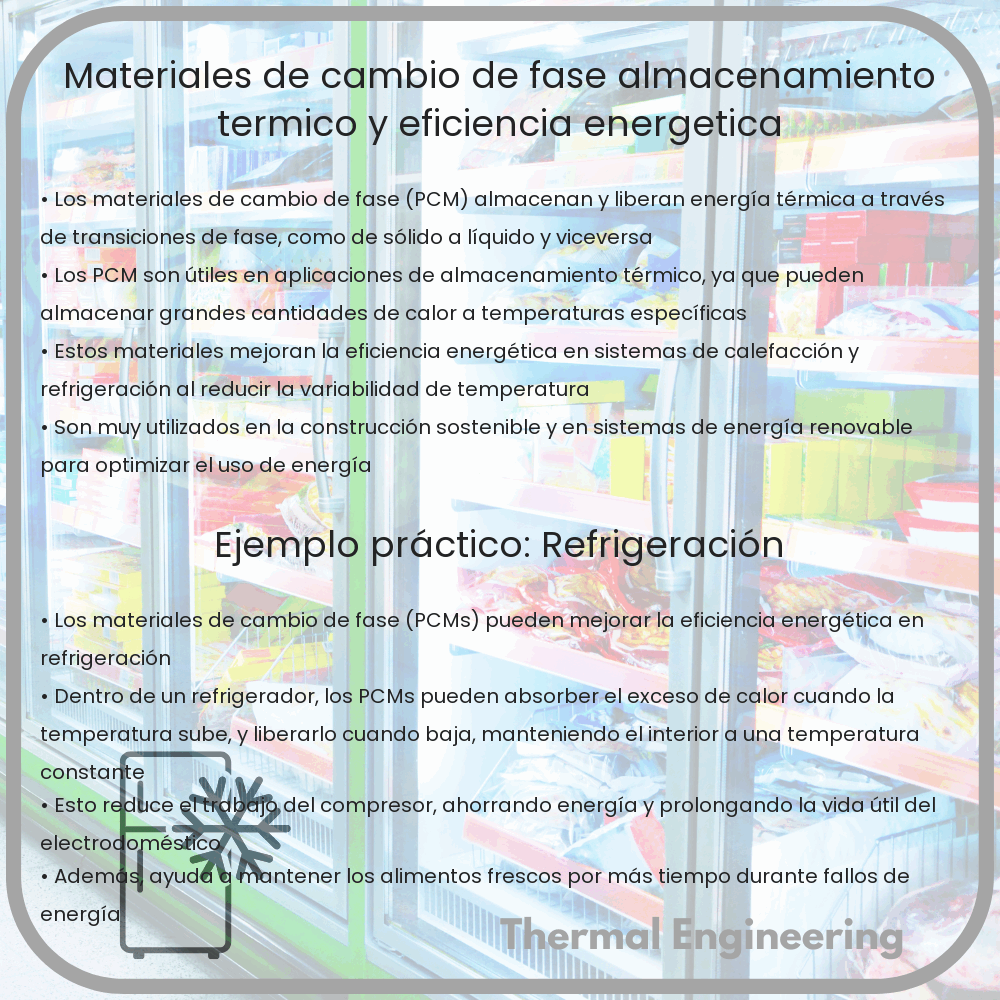 Materiales de Cambio de Fase | Almacenamiento Térmico y Eficiencia Energética