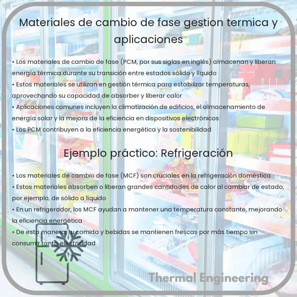 Materiales de Cambio de Fase | Gestión Térmica y Aplicaciones