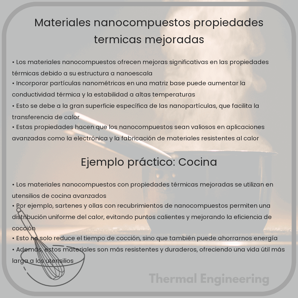 Materiales Nanocompuestos | Propiedades Térmicas Mejoradas