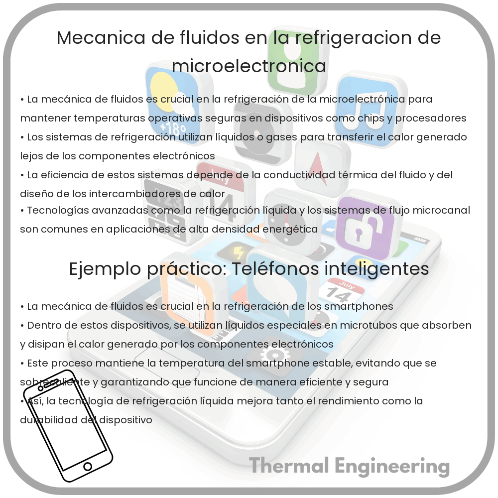 Mecánica de fluidos en la refrigeración de microelectrónica