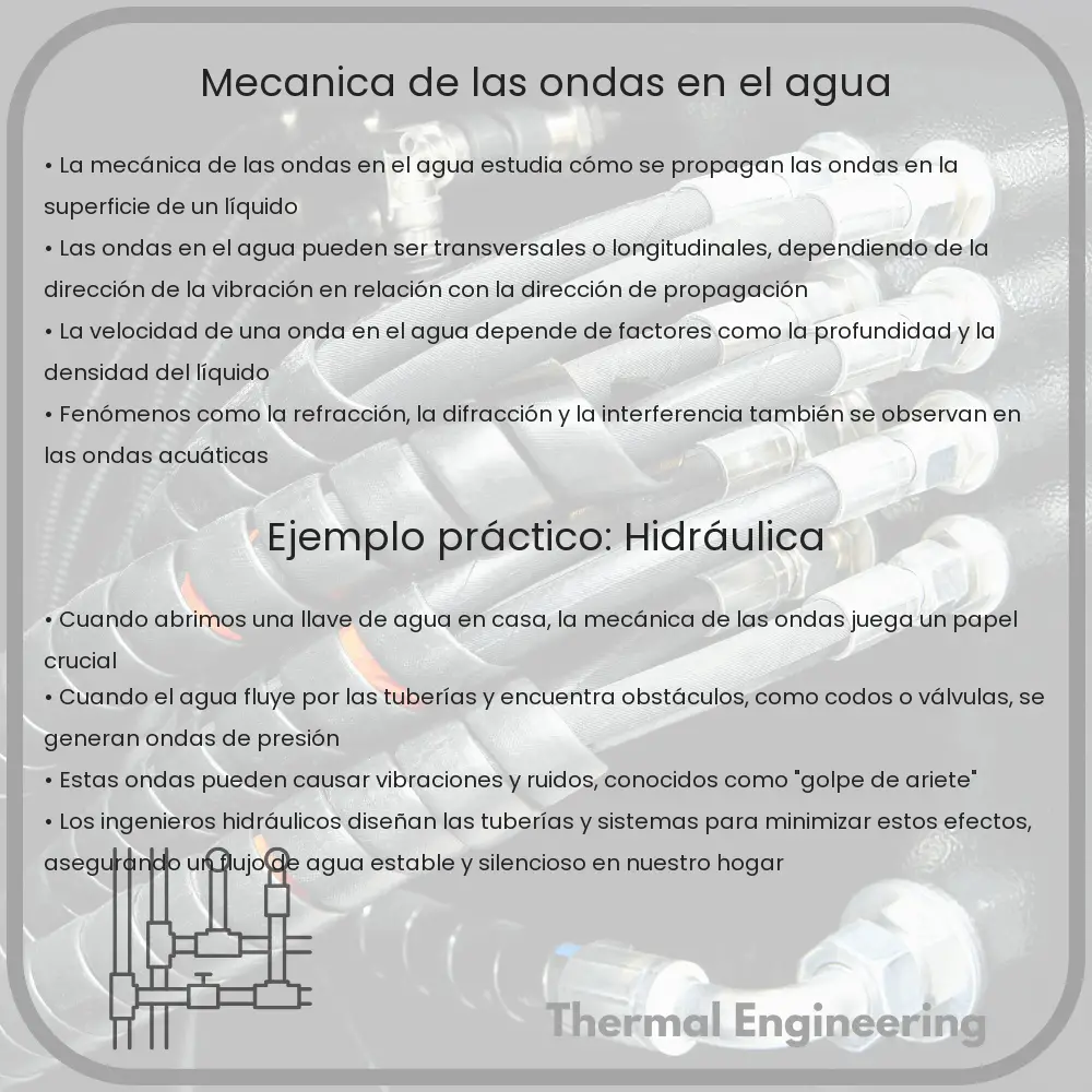 Mecánica de las ondas en el agua