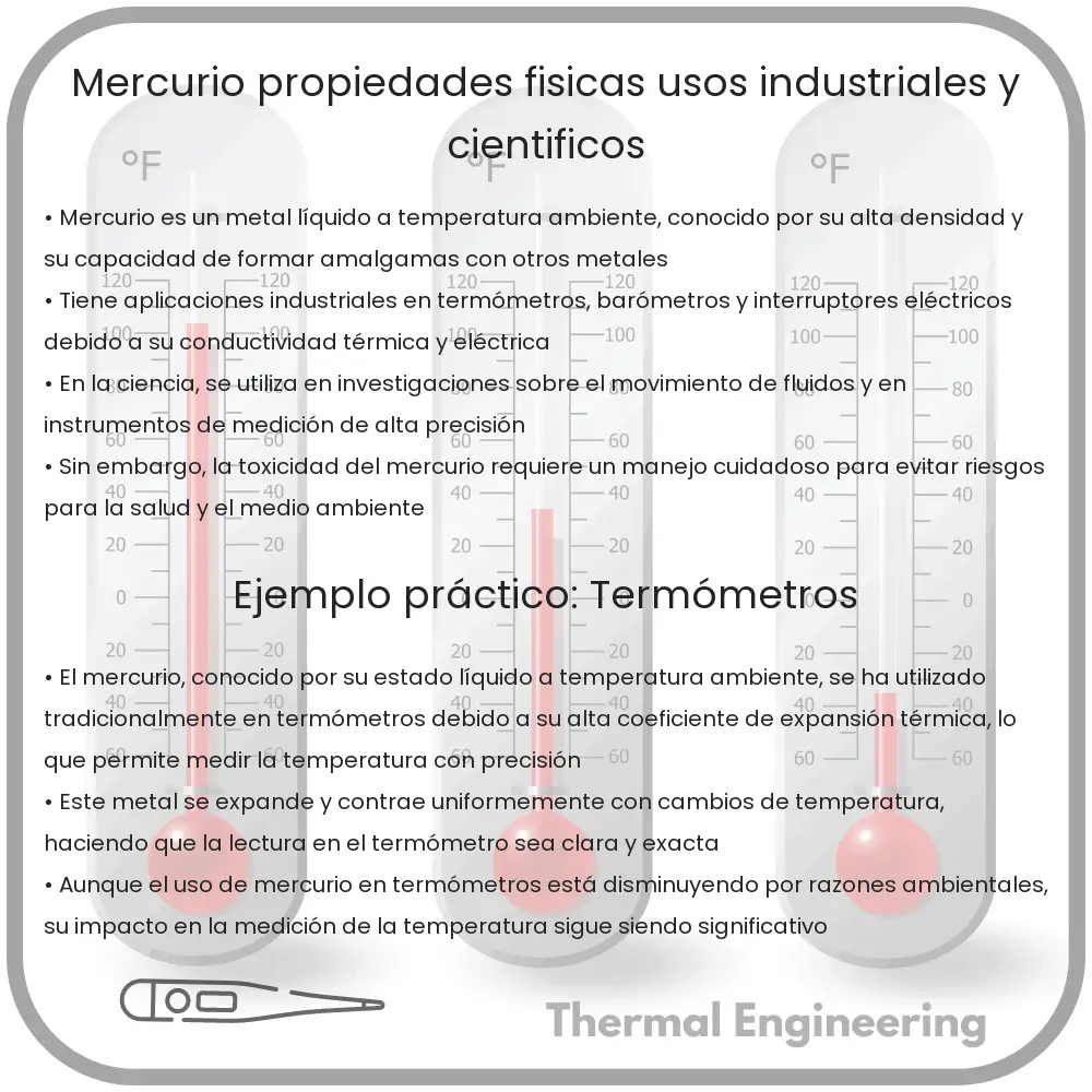 Mercurio | Propiedades Físicas, Usos Industriales y Científicos
