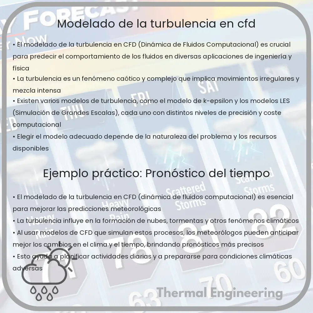 Modelado de la turbulencia en CFD