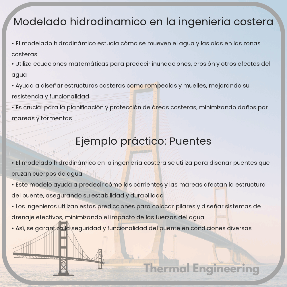 Modelado hidrodinámico en la ingeniería costera