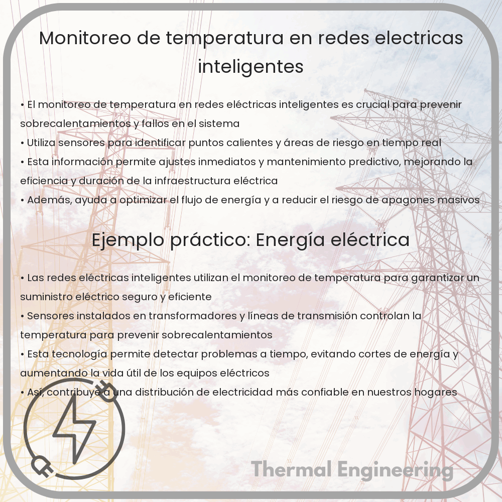 Monitoreo de temperatura en redes eléctricas inteligentes
