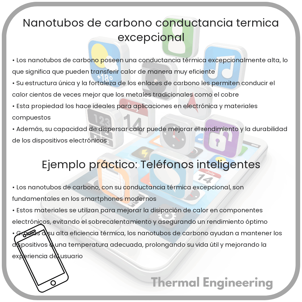 Nanotubos de Carbono | Conductancia Térmica Excepcional