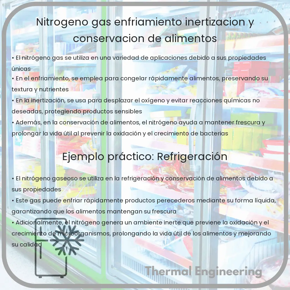 Nitrógeno Gas | Enfriamiento, Inertización y Conservación de Alimentos