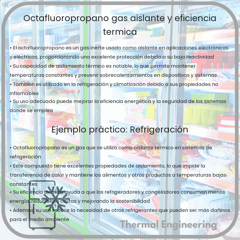 Octafluoropropano | Gas Aislante y Eficiencia Térmica