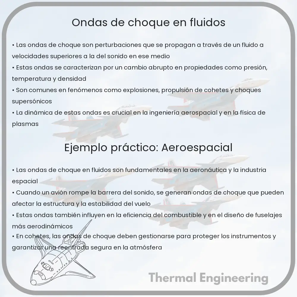 Ondas de choque en fluidos