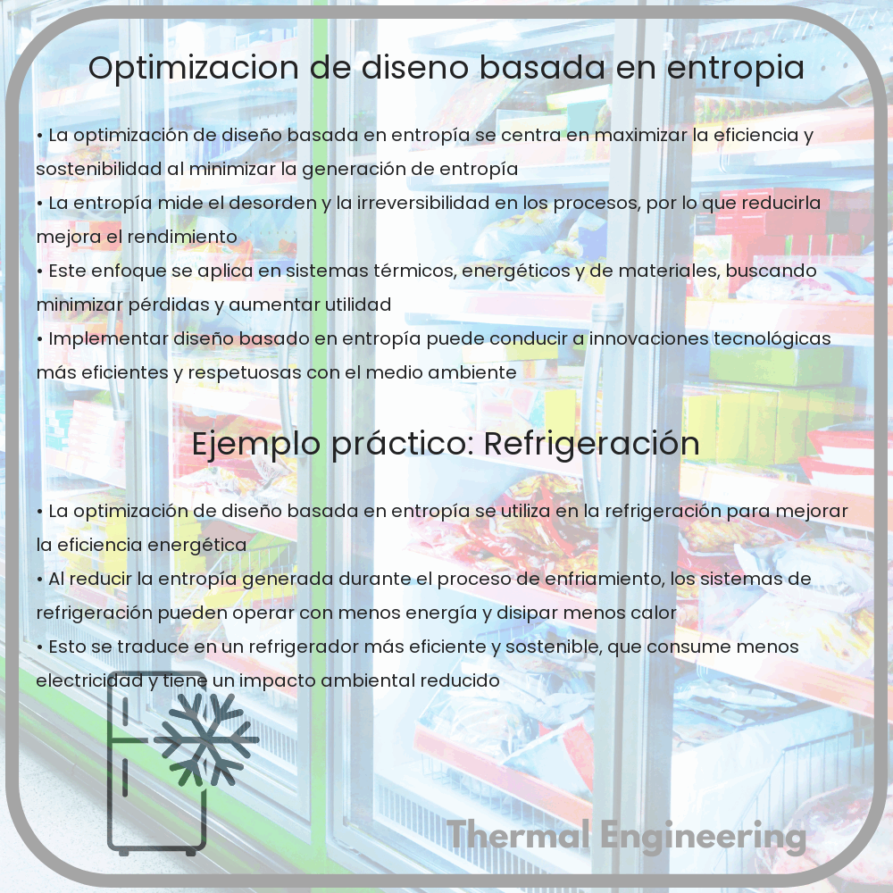 Optimización de diseño basada en entropía