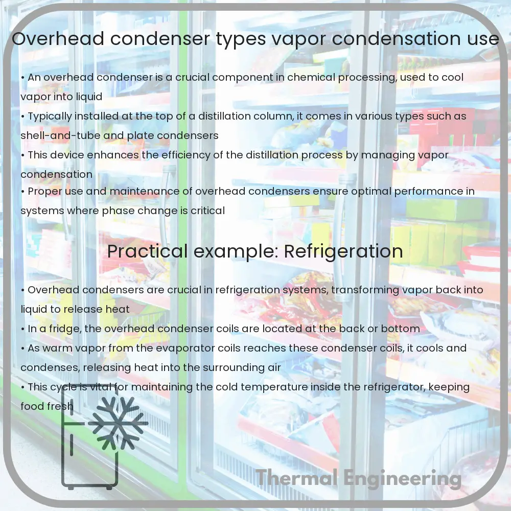Overhead Condenser | Types, Vapor Condensation, Use