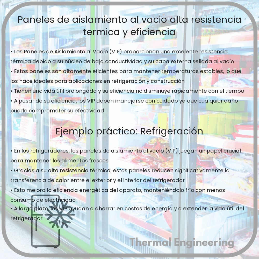Paneles de Aislamiento al Vacío | Alta Resistencia Térmica y Eficiencia