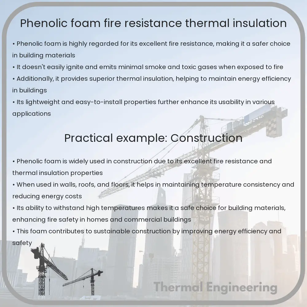 Phenolic Foam | Fire Resistance, Thermal Insulation