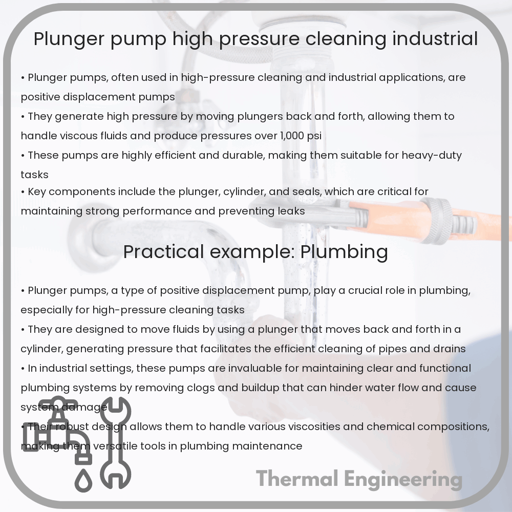 Plunger Pump | High Pressure Cleaning & Industrial