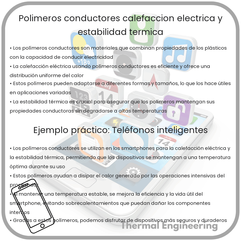 Polímeros Conductores | Calefacción Eléctrica y Estabilidad Térmica
