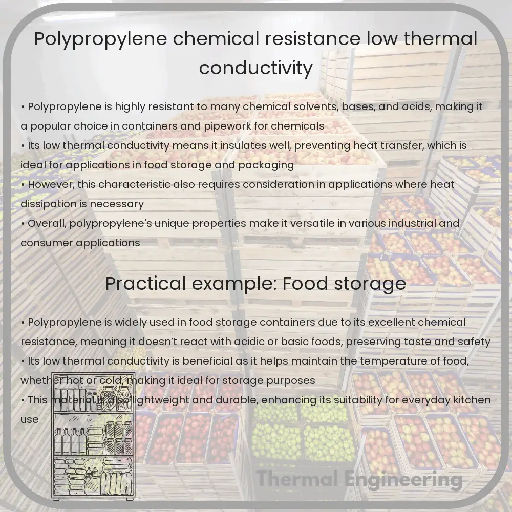 Polypropylene | Chemical Resistance, Low Thermal Conductivity