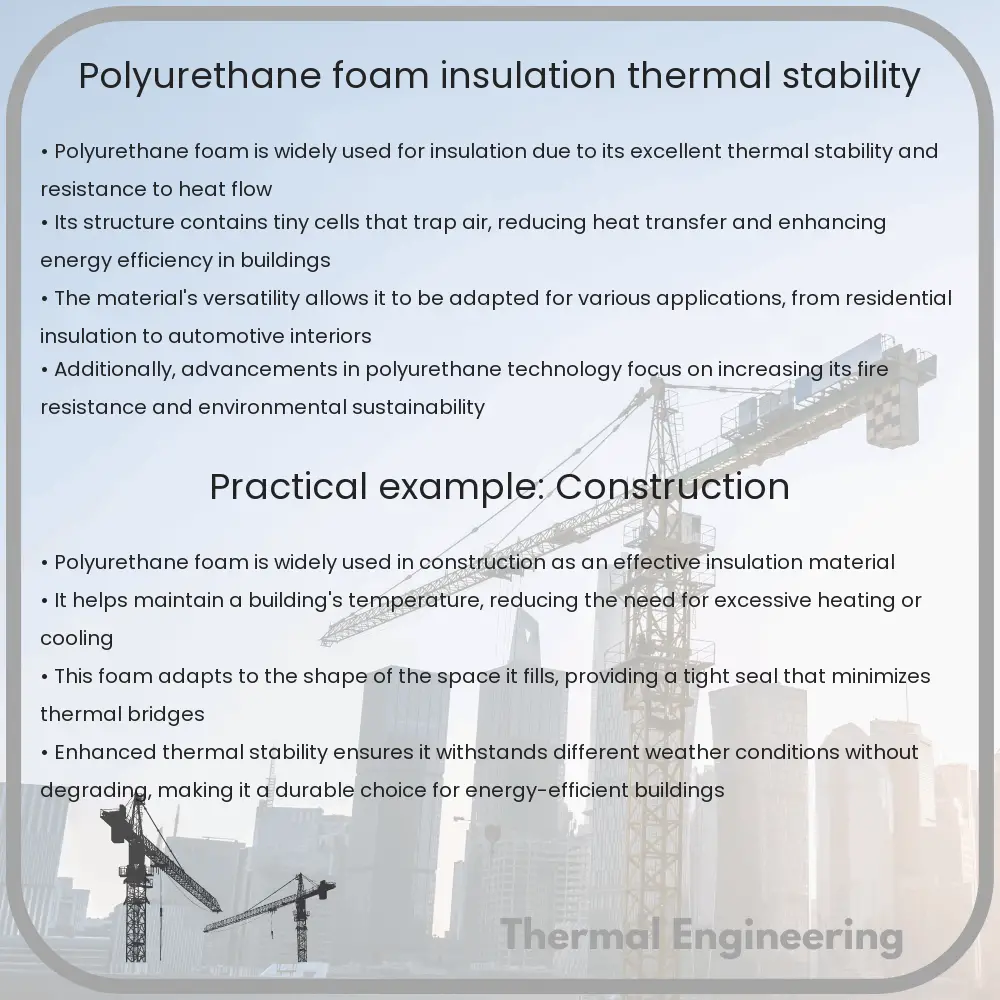 Polyurethane Foam | Insulation, Thermal Stability