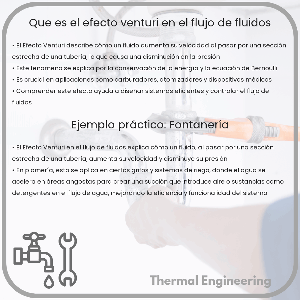 ¿Qué es el Efecto Venturi en el Flujo de Fluidos?